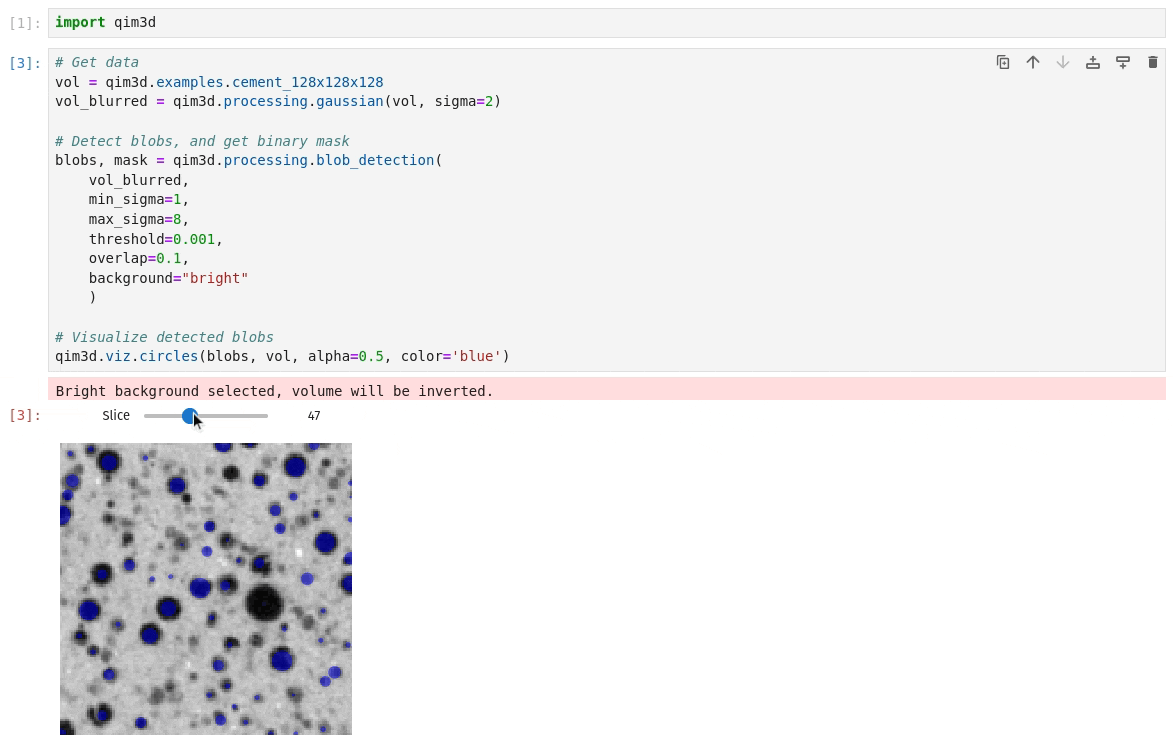 Refactoring for blob detection